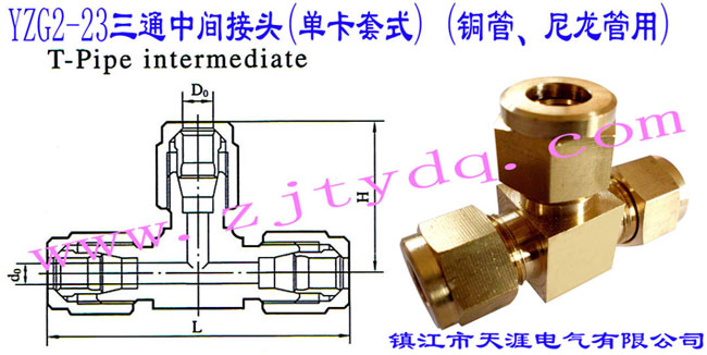 YZG2-23ͨg^(οʽ) (~)T-pipe Intermediate Connector