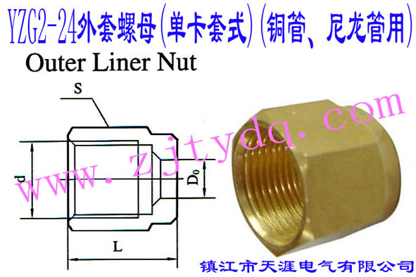 YZG2-24ĸ(οʽ)(~)Outer Liner Nut