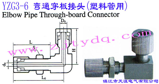 YZG3-6 ͨ^(Ϲ)Elbow Pipe Through-board Connector