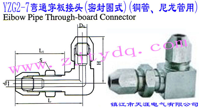 YZG2-7ͨ^(ܷȦʽ)(~)Elbow Pipe Through-board Connector