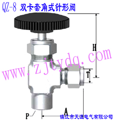 QZ-8 p׽ʽyQZ-8 Double-collet and Angle Pattern Needle Valve