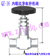 QZ-16 ݼyyQZ-16 Femals Screw Wall-separting Needle Valve